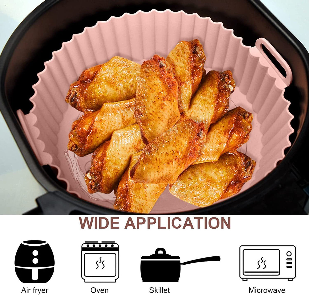 🔥 Sale 49% OFF🔥Air Fryer Silicone Baking Tray