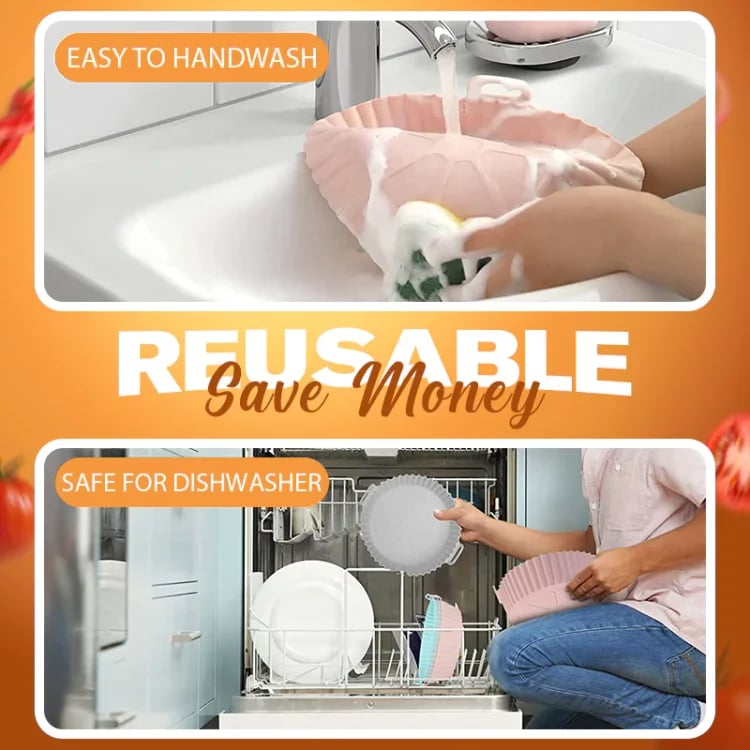 🔥 Sale 49% OFF🔥Air Fryer Silicone Baking Tray