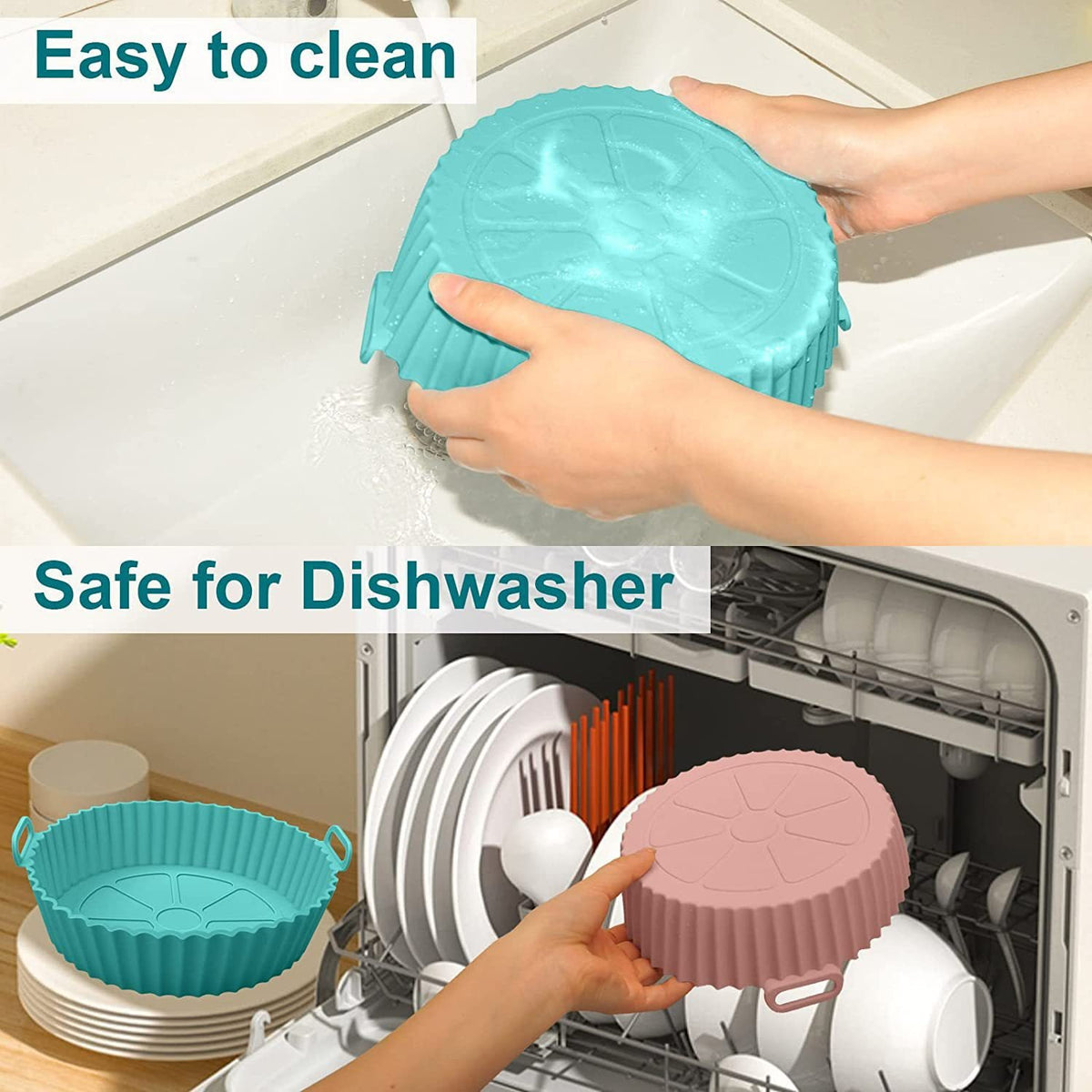 🔥 Sale 49% OFF🔥Air Fryer Silicone Baking Tray