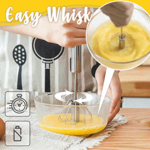 (🎅Holiday Hot Sale) Stainless Steel Easy Whisk( Buy 3 Get 2 Free )